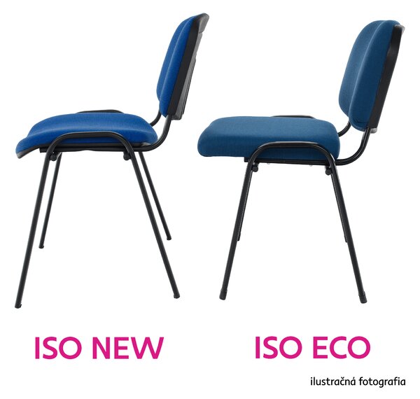KONDELA Kancelárska stolička, sivá, ISO ECO