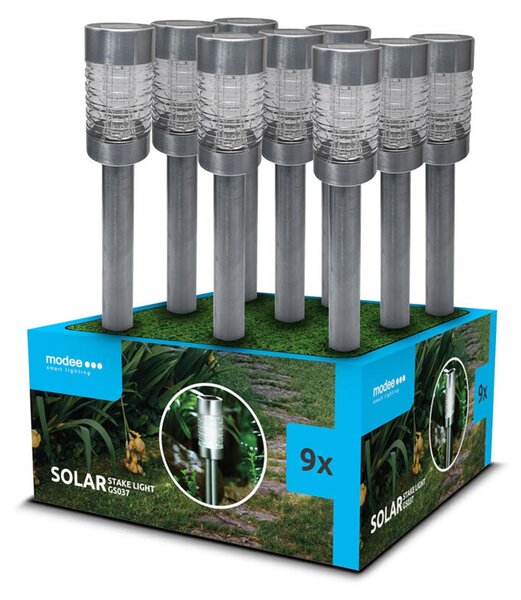 Modee solárne svietidlo GS037 zapichovacie 43cm 1ks