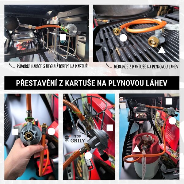 Plynový gril Weber Q1200N - Flame Red