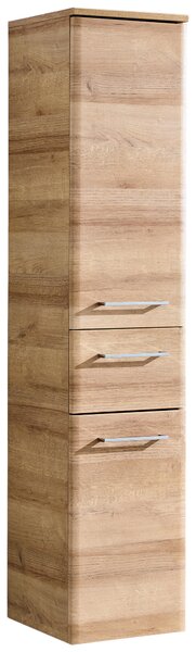 STREDNE VYSOKÁ SKRINKA, farba duba, 30/142/33 cm Xora - Kúpeľňové skrinky