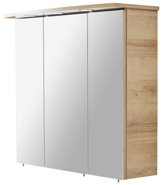 ZRKADLOVÁ SKRINKA, farba duba, 75/72/20 cm Xora - Kúpeľňové skrinky