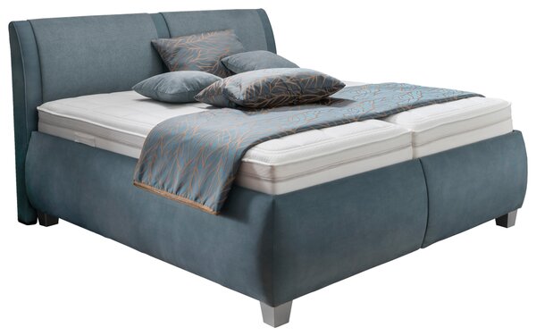 ČALÚNENÁ POSTEĽ, 180/200 cm, modrosivá Beldomo - Sleep - Postele