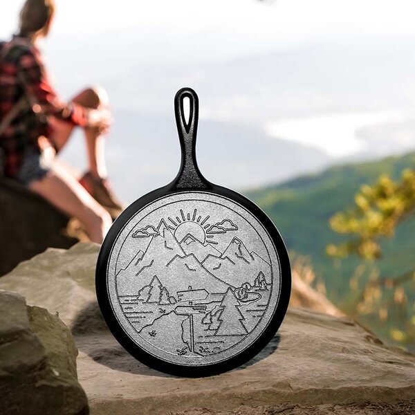 Liatinová panvica na palacinky Lodge 26 cm - Wanderlust