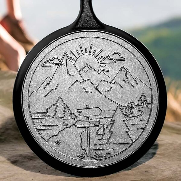 Liatinová panvica na palacinky Lodge 26 cm - Wanderlust