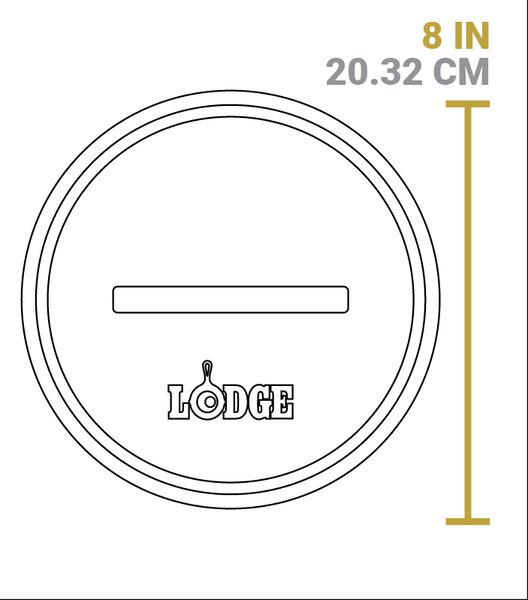 Lis na hamburgery Lodge 20 cm