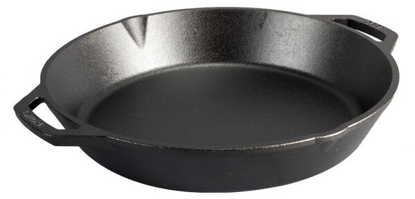 Liatinová panvica Lodge 34 cm s dvoma madlami