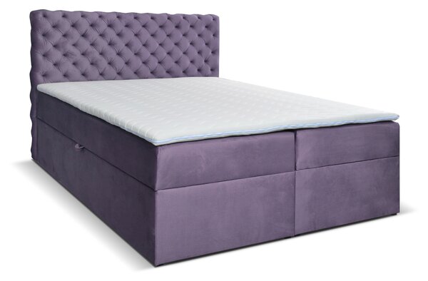 Kontinentálna posteľ 180 cm Orimis (fialová). Vlastná spoľahlivá doprava až k Vám domov. 1033226
