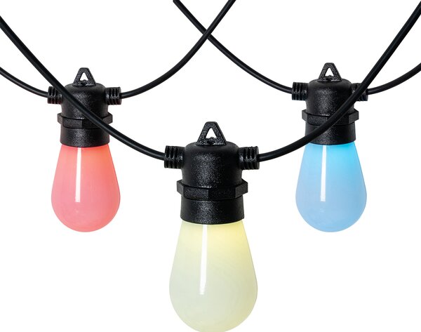 Inteligentný LED svetelný veniec 15 metrov 15 svetiel Opal RGBW IP44 - Chill