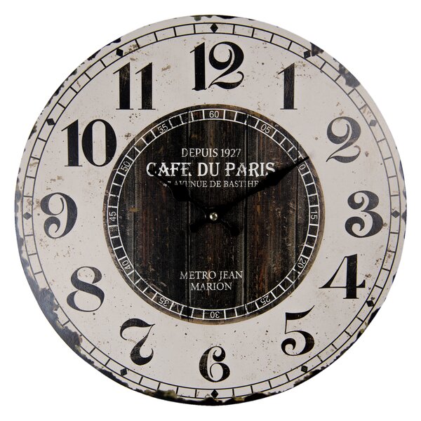 Hodiny CAFE DU PARIS mdf