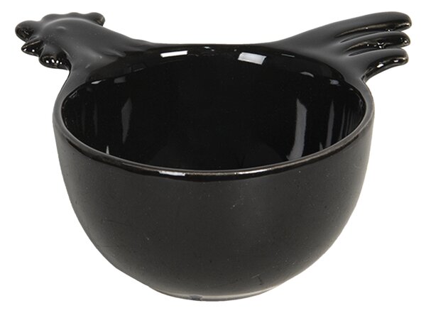 Miska-odmerka SLIEPOČKA čierna čierna keramika