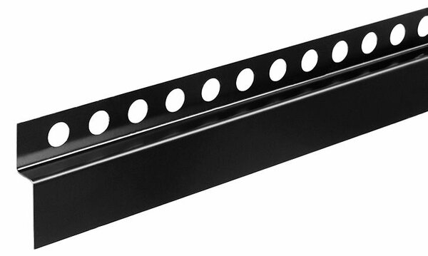 Rea Rea, dekoračná soklová predná lišta 120cm, čierna matná, REA-K4308