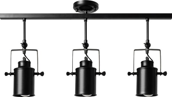 Toolight - Reflektorová lampa 3 x E27 APP487-3C, čierna, OSW-00653