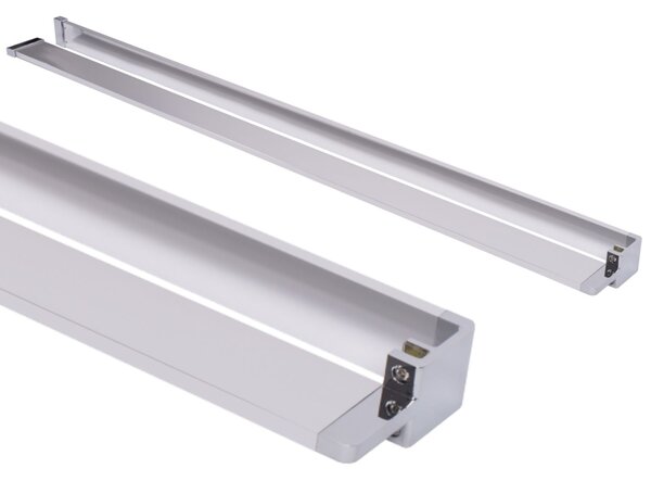 Rea Evo, závesná polica pre sprchové zásteny typu Walk-in max. šírka 120 cm, chrómová, HOM-08945