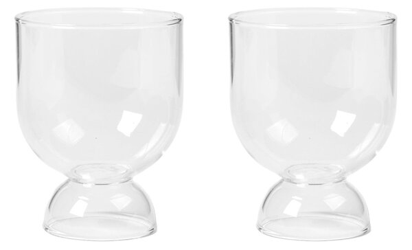 Súprava pohárov Still, Clear, 2 ks – Ferm Living