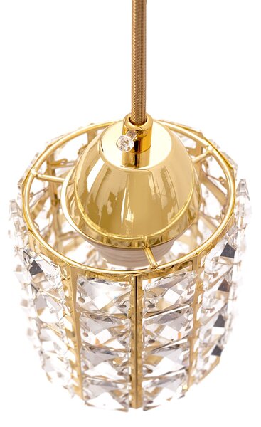 Toolight - Stropné svietidlo Crystal Gold APP724-1CP, zlatá, OSW-06874