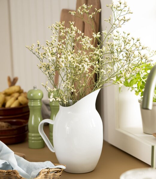 Smaltovaný džbán White 2,5 l