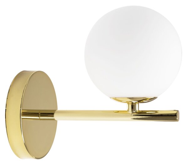 Toolight - nástenné sklenené svietidlo Classic APP684-1W, zlatá, OSW-05639