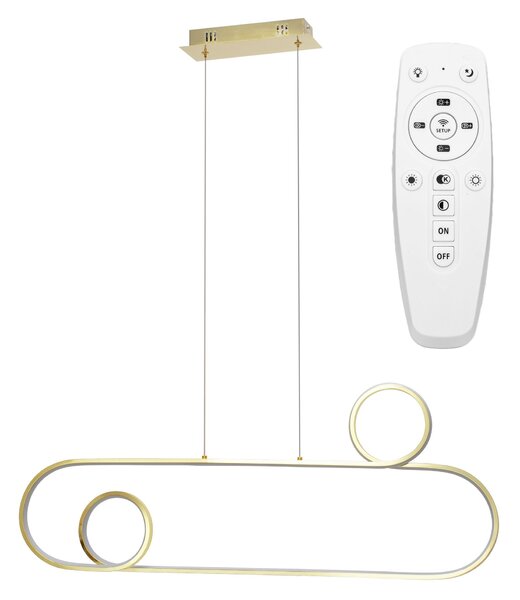 Toolight - LED závesné svietidlo APP809-CP GOLD, zlatá, OSW-09850