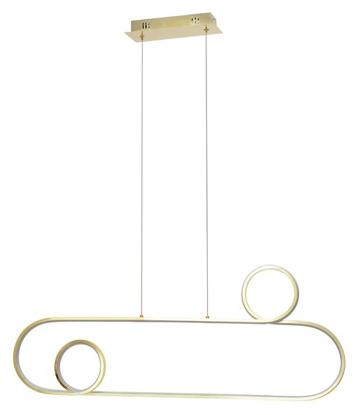 Toolight - LED závesné svietidlo APP809-CP GOLD, zlatá, OSW-09850