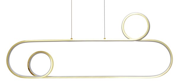 Toolight - LED závesné svietidlo APP809-CP GOLD, zlatá, OSW-09850