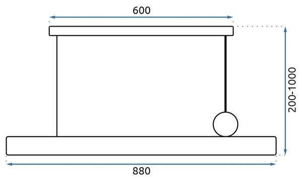 Toolight - LED stropná lampa APP969-1CP, hnedá-čierna mriežka, OSW-07002