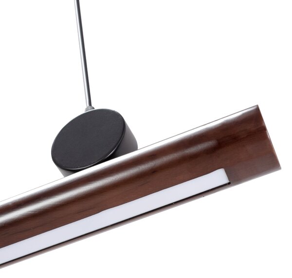 Toolight - LED stropná lampa APP969-1CP, hnedá-čierna mriežka, OSW-07002