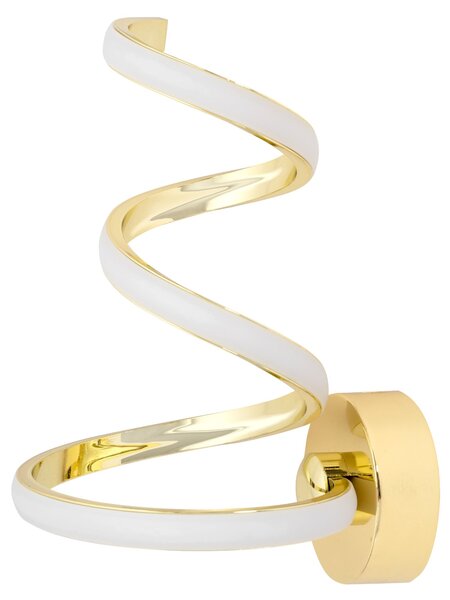 Toolight - LED nástenná lampa SPRING UP APP830-W, zlatá, OSW-09182