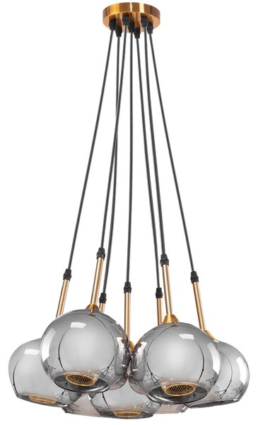 Toolight - Stropná lampa zo skla 7xG9 APP898-7CP, OSW-06670