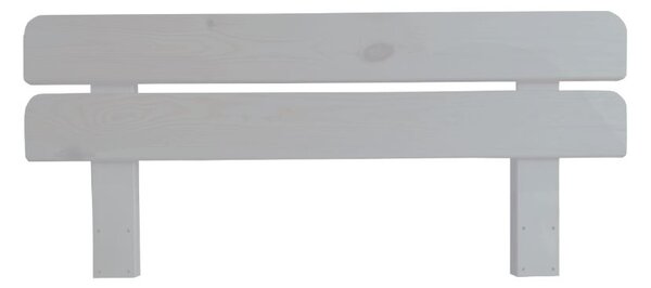 MAXMAX Detská poschodová posteľ z masívu borovice HONZA - 200x90 cm - šedá