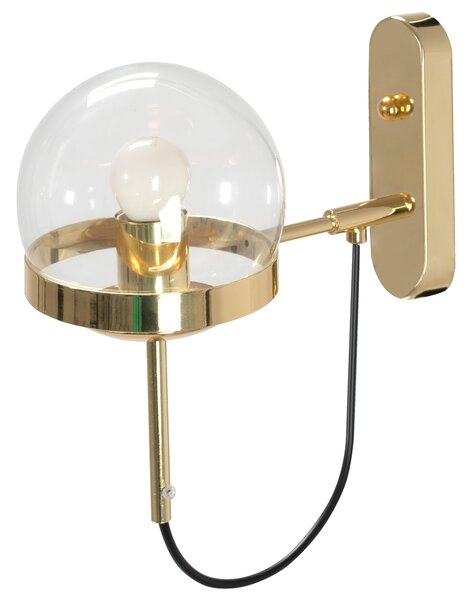 Toolight - Nástenná lampa E27 60W APP910-1W, zlatá, OSW-06678