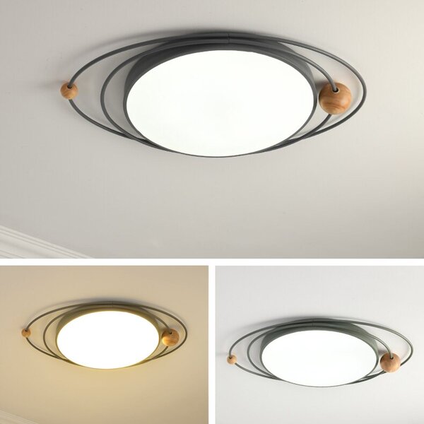 Toolight - Stropná lampa Galaxy Black E27 60W APP868-C, čierna, OSW-06887