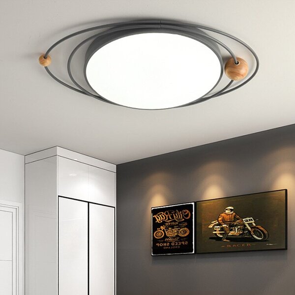 Toolight - Stropná lampa Galaxy Black E27 60W APP868-C, čierna, OSW-06887