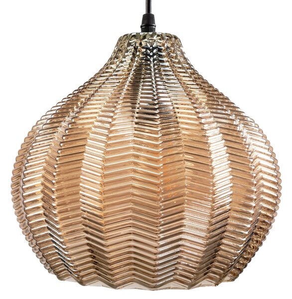 Toolight - Retro sklenená stropná lampa E27 60W APP893-1CP, oranžová, OSW-05695