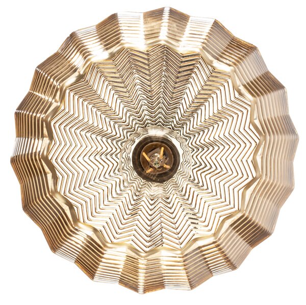 Toolight - Retro sklenená stropná lampa E27 60W APP893-1CP, oranžová, OSW-05695