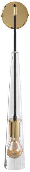 Toolight - Nástenné svietidlo E27 60W APP896-1W, zlatá, OSW-06890