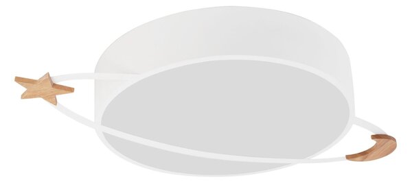 Toolight - Stropná lampa Moon White E27 60W APP865-C, biela, OSW-06886
