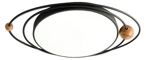 Toolight - Stropná lampa Galaxy Black E27 60W APP868-C, čierna, OSW-06887