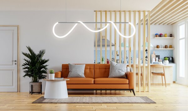 Toolight - LED stropné svietidlo APP855-CP, chrómová, OSW-03999