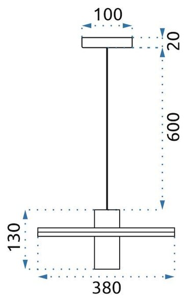 Toolight - Stropné svietidlo 5xE27 60W APP739-5CP, čierna, OSW-01104