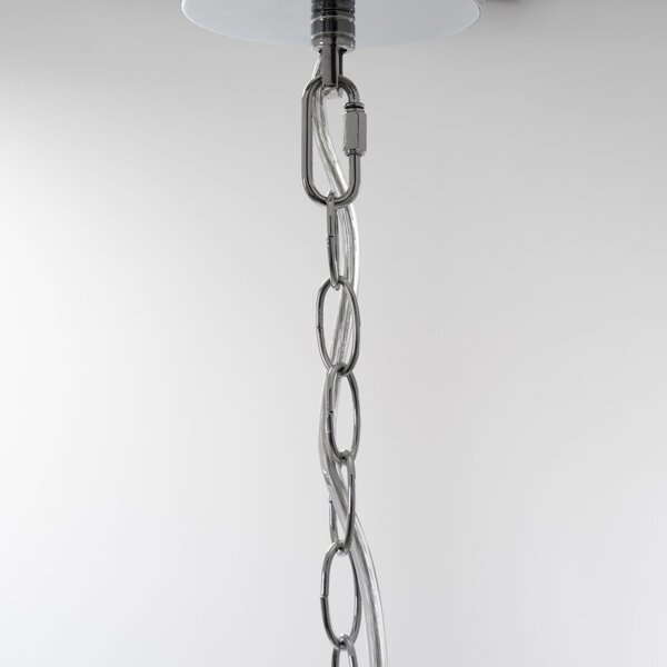 Toolight - Krištáľová závesná lampa 3xE14 40W APP210-3CPR, strieborná, OSW-07500