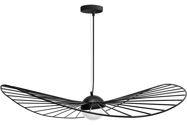 Toolight - LED závesné lamelové svietidlo 60cm APP210-3CPR, čierna, OSW-08475