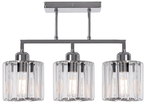 Toolight - Stropné svietidlo GLAMOUR 3xE27 392228, chrómová, OSW-09685