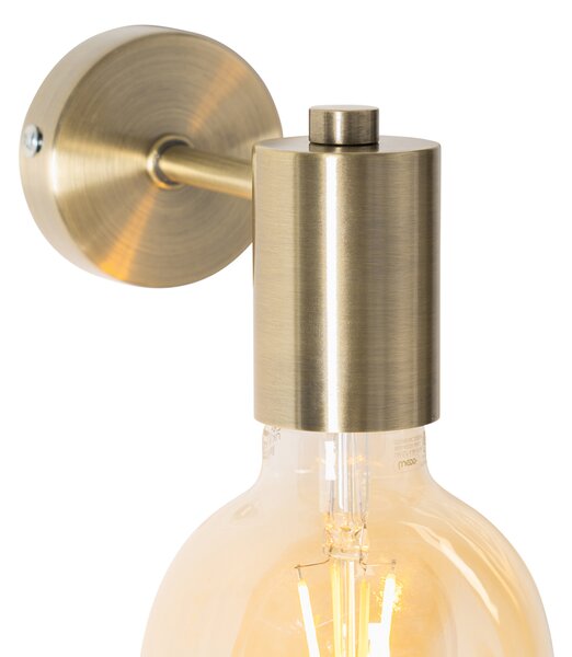 Priemyselná nástenná lampa bronzová - Facil