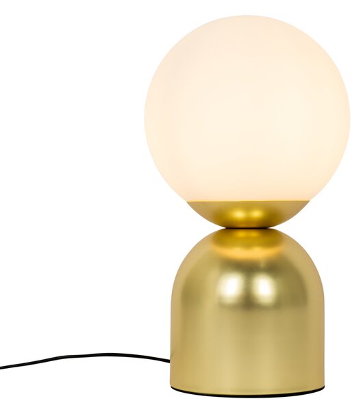 Stolná lampa Hotel Chic zlatá s opálovým sklom - Pallon Trend