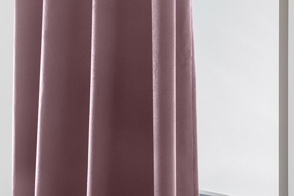 Svetlofialový zatemňovací záves VELVET 140x250 cm Zavesenie: Kovové krúžky