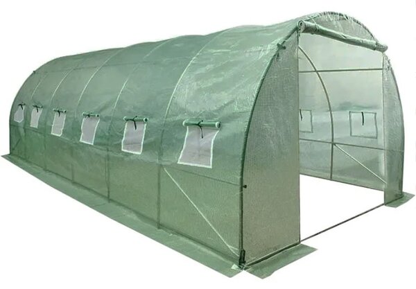 Záhradný fóliovník - 3x6x2 m (zelený)