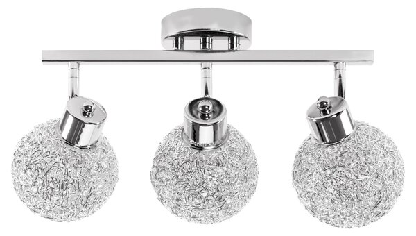 Toolight - Stropná kovová lampa GLAMOUR 3xE27 60W APP672-3C, chrómová, OSW-05642