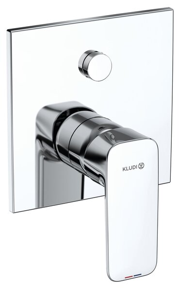 Kludi Pure & Style UP-vaňa/sprcha EHM Push-Set s funkčnou jednotkou, chróm, 1 ks