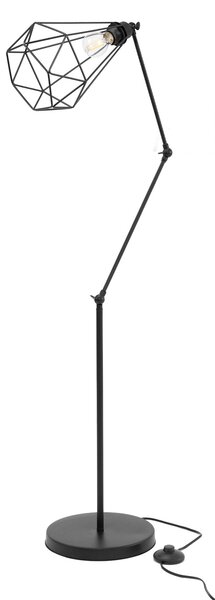 Toolight - Podlahová lampa Reno 1xE27 60W 300216 Diament, čierna, OSW-06963