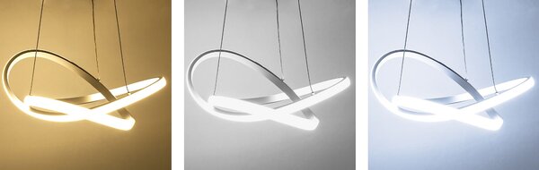 Toolight - LED stropné svietidlo + diaľkový ovládač APP392-CP, biela, OSW-06908